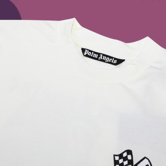 Palm Angels Men's Casual T-Shirt Short Sleeve - Picture 3 of 5